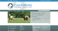 Desktop Screenshot of clearspringanimalhospital.com
